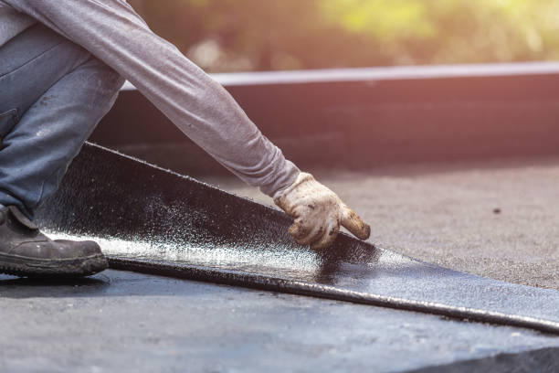 Professional Emergency Waterproofing technician working in Matawan, NJ
